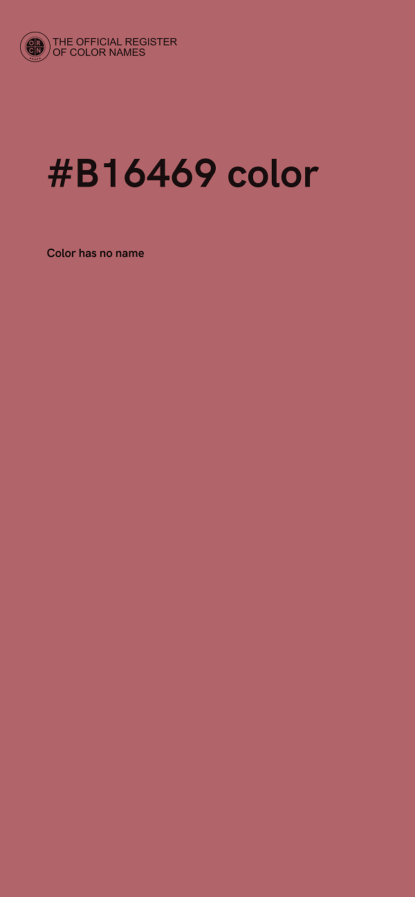 #B16469 color image