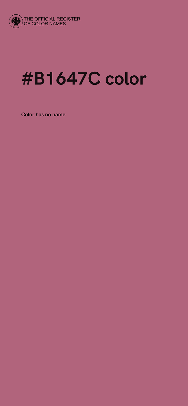 #B1647C color image
