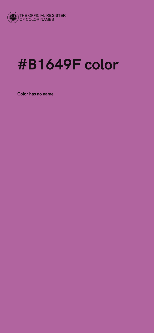 #B1649F color image