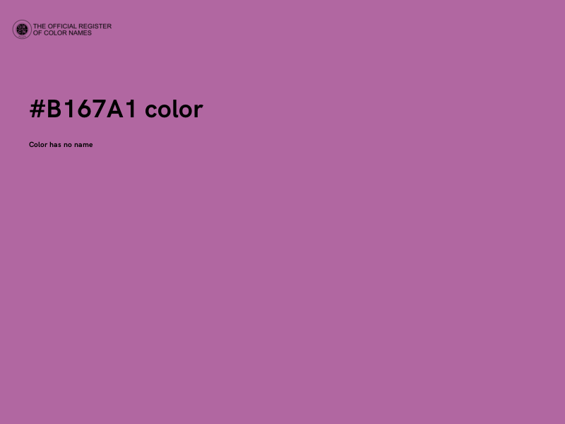 #B167A1 color image