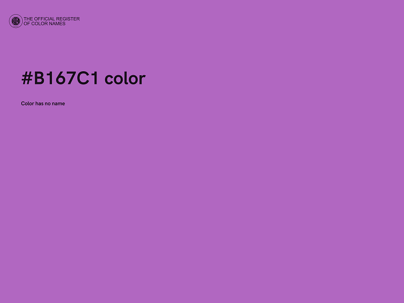 #B167C1 color image