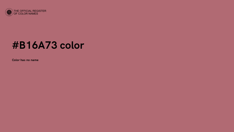 #B16A73 color image