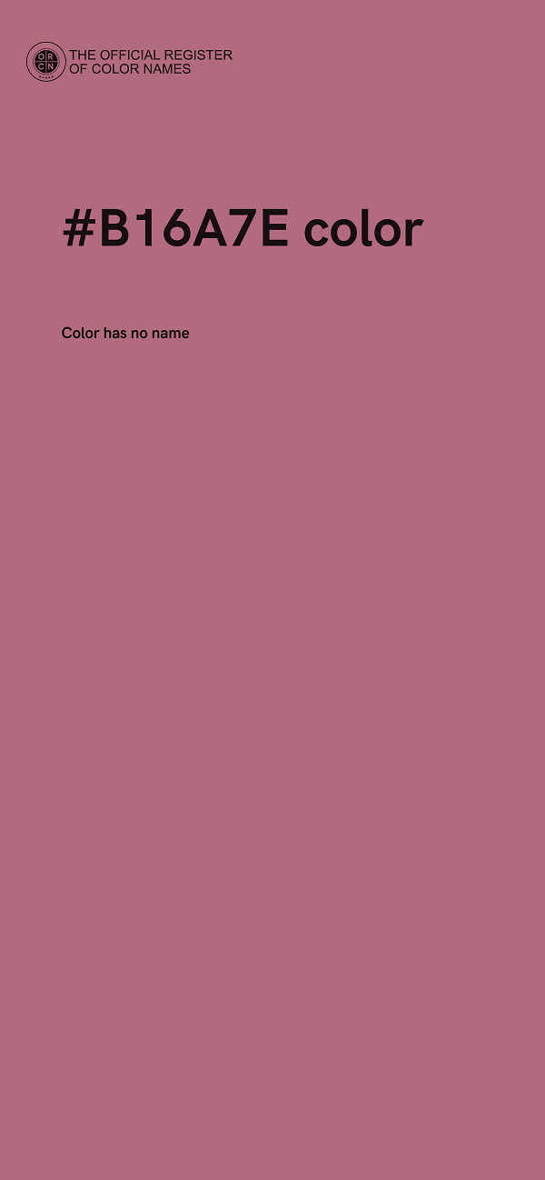 #B16A7E color image