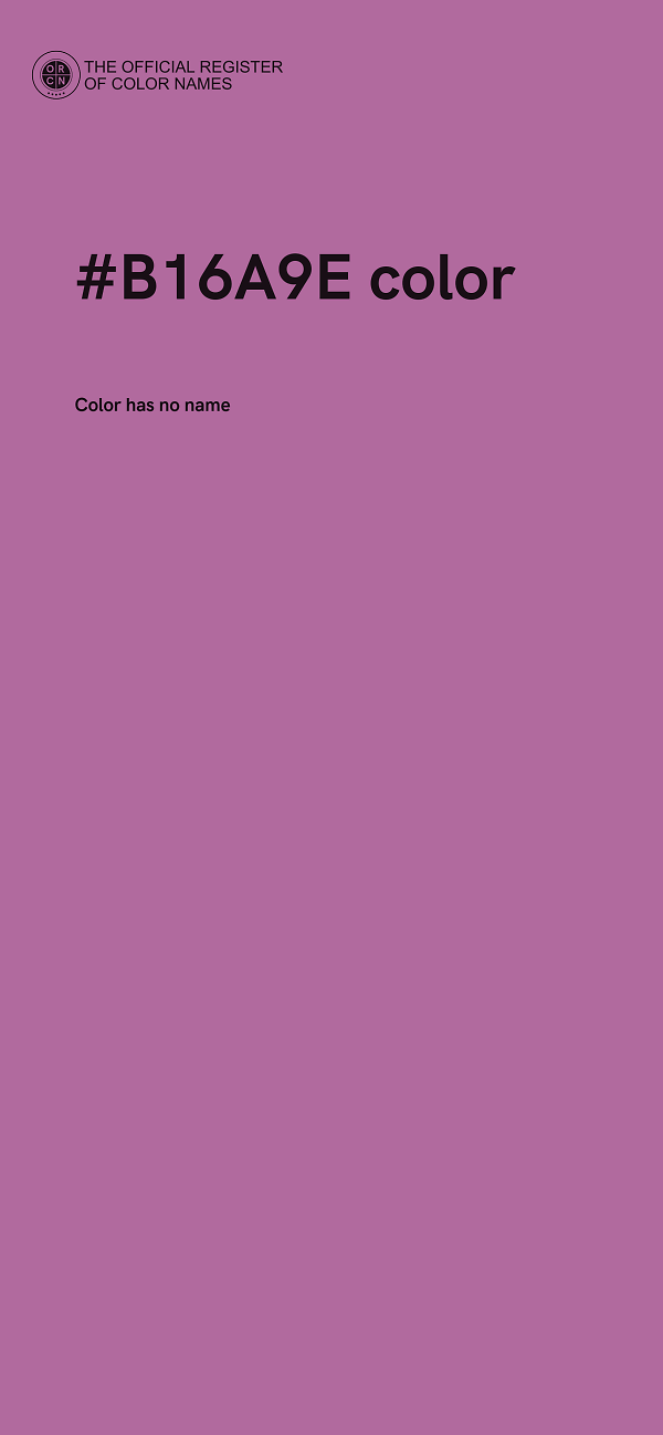 #B16A9E color image