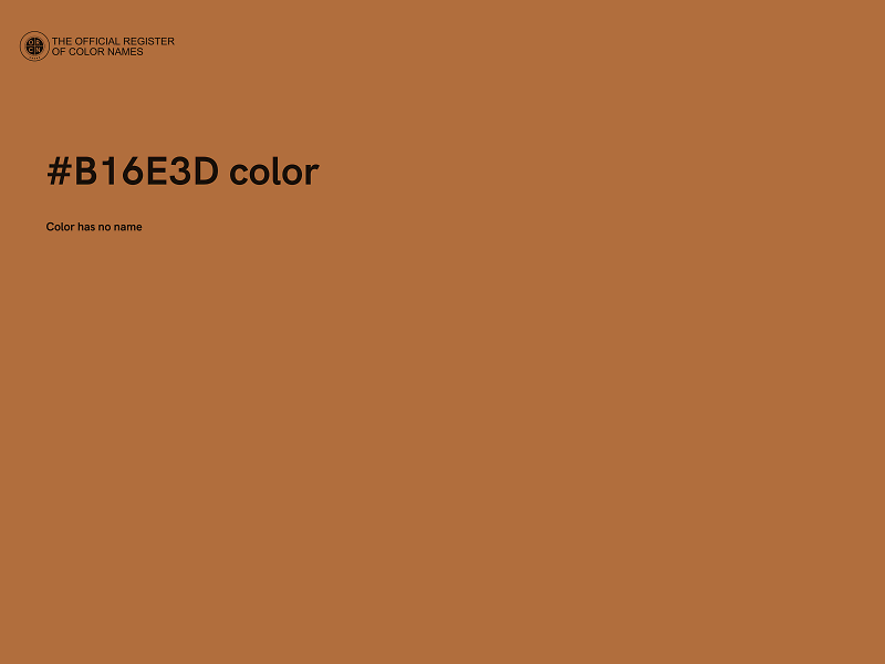 #B16E3D color image