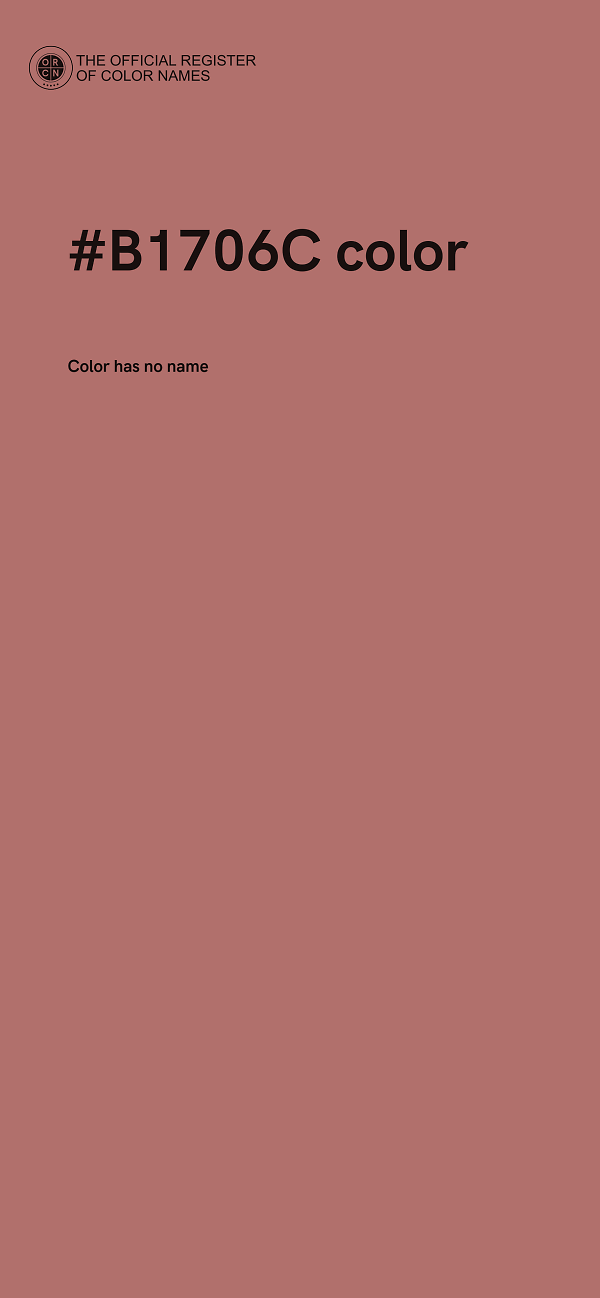 #B1706C color image
