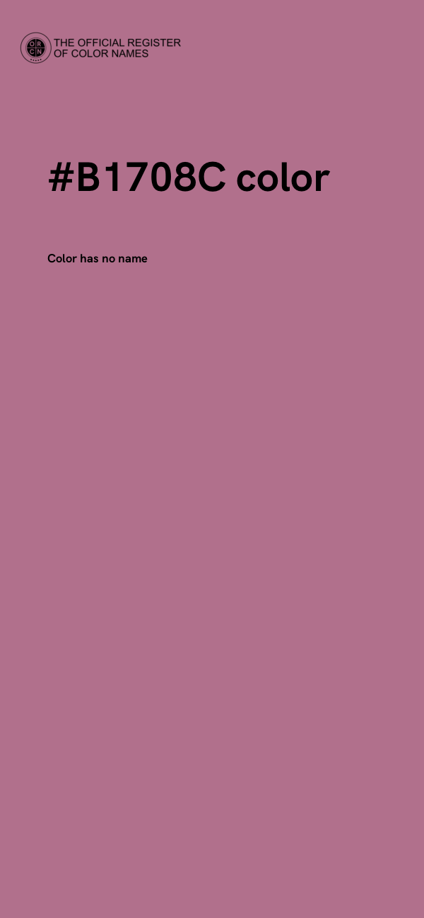 #B1708C color image