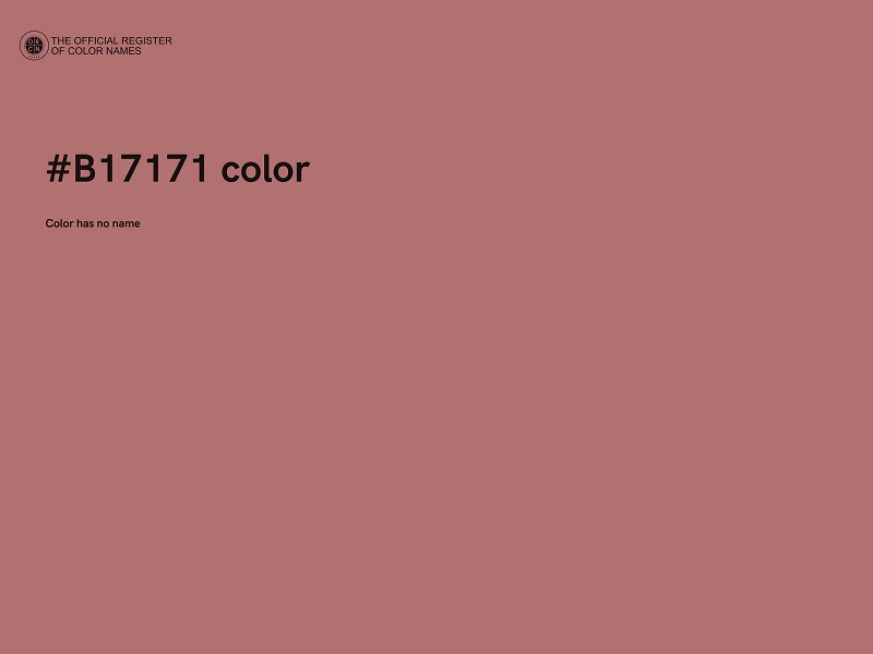 #B17171 color image