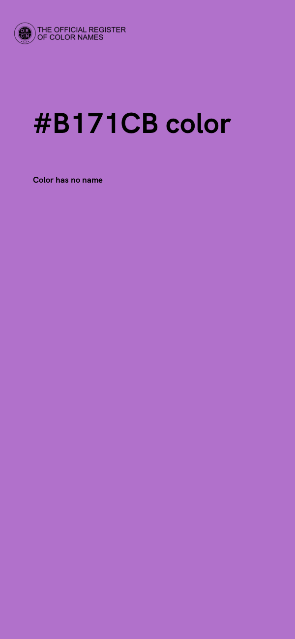 #B171CB color image