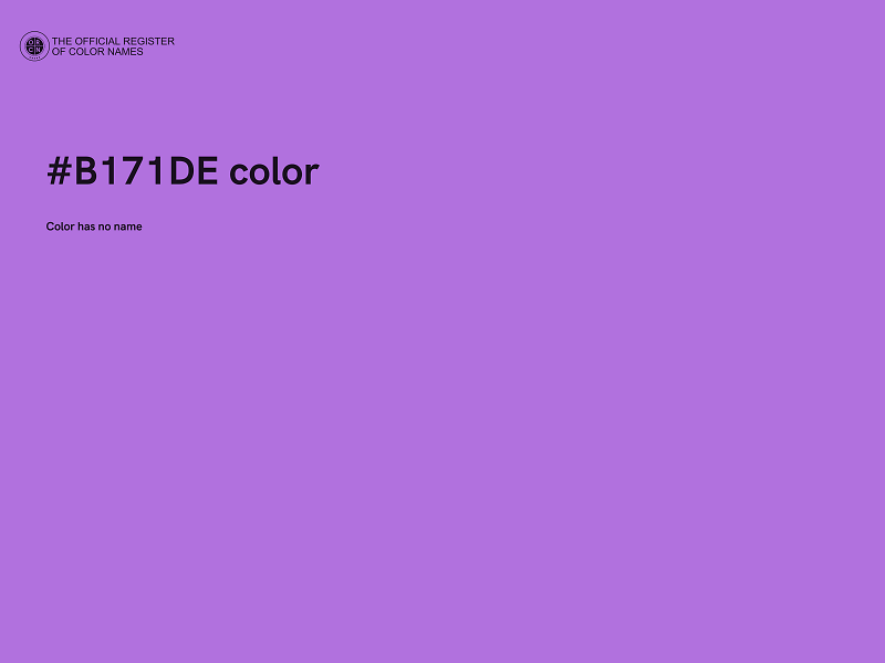 #B171DE color image