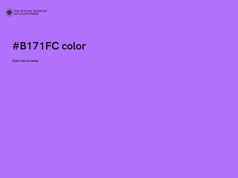 #B171FC color image