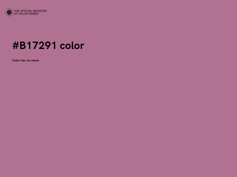 #B17291 color image