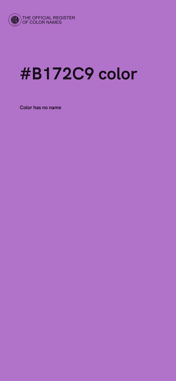 #B172C9 color image