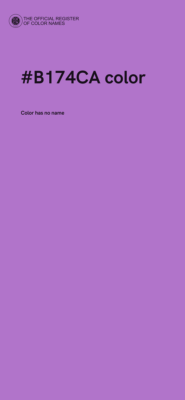 #B174CA color image