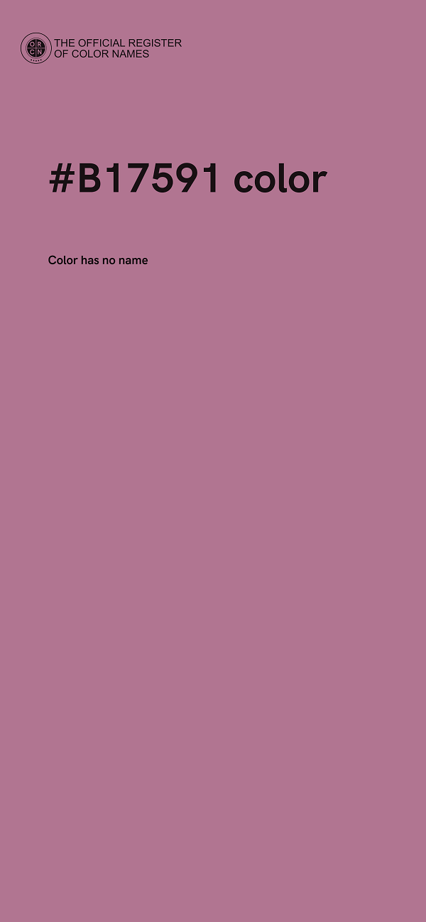 #B17591 color image