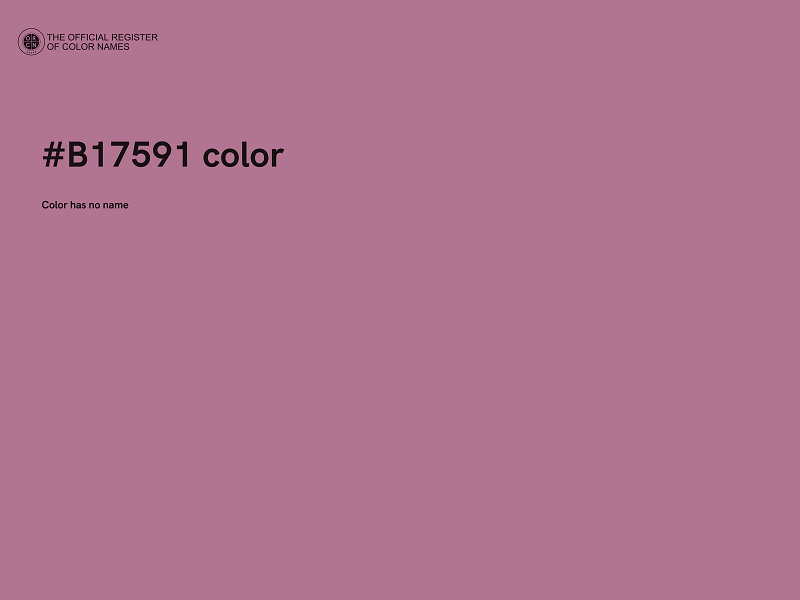 #B17591 color image
