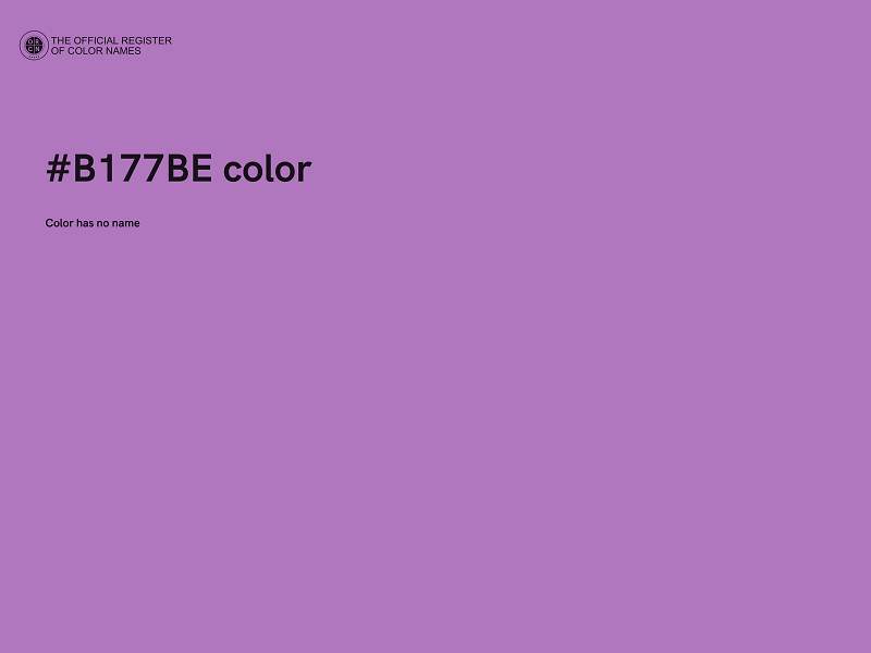 #B177BE color image