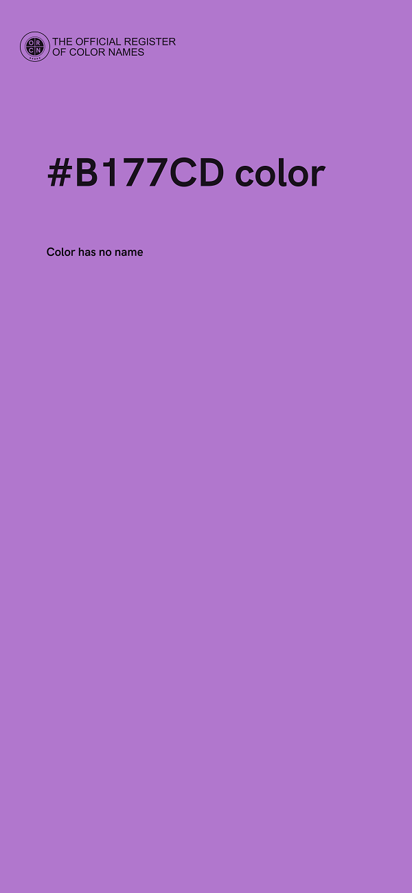 #B177CD color image