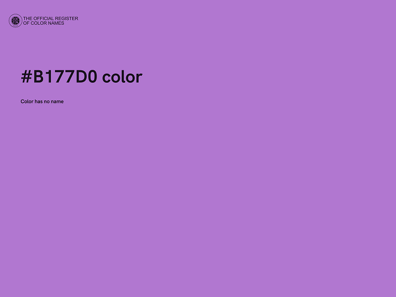 #B177D0 color image