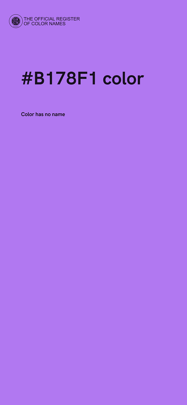#B178F1 color image