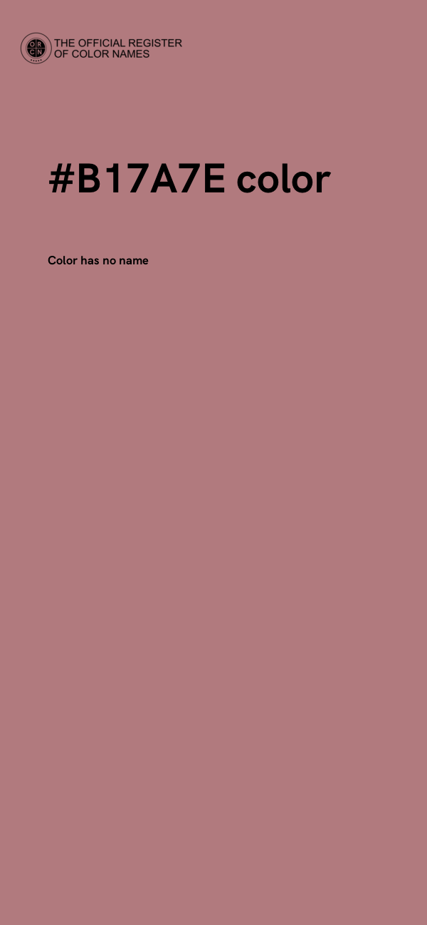 #B17A7E color image