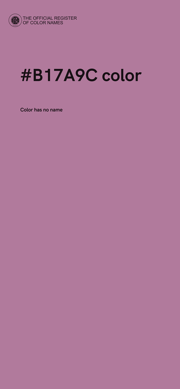 #B17A9C color image