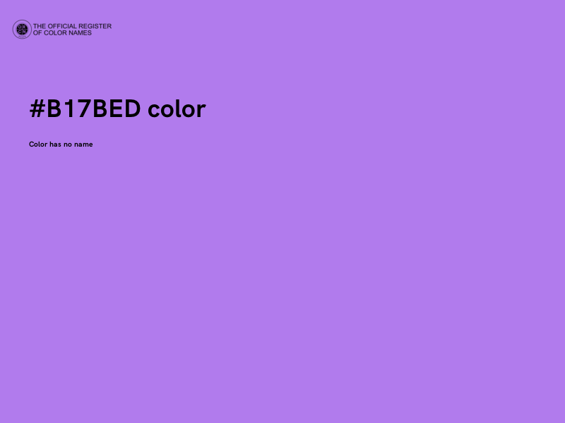 #B17BED color image