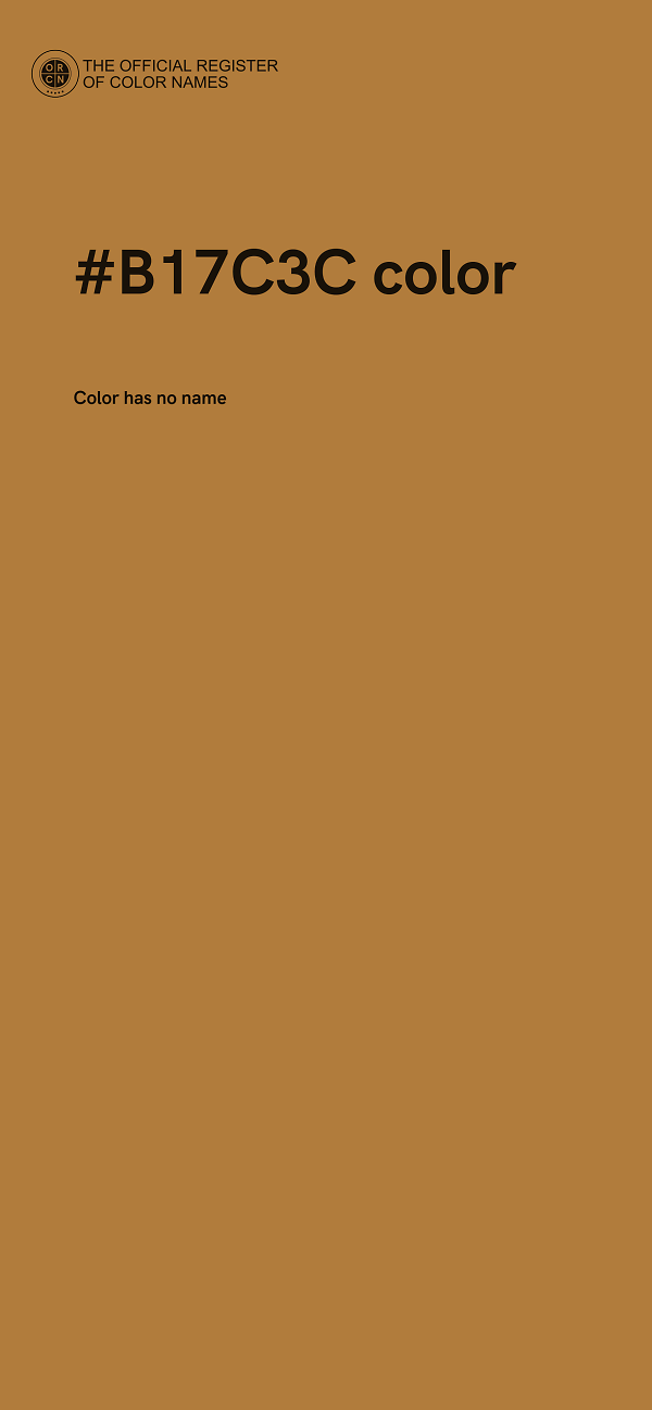 #B17C3C color image