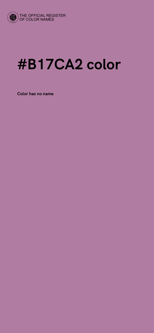 #B17CA2 color image