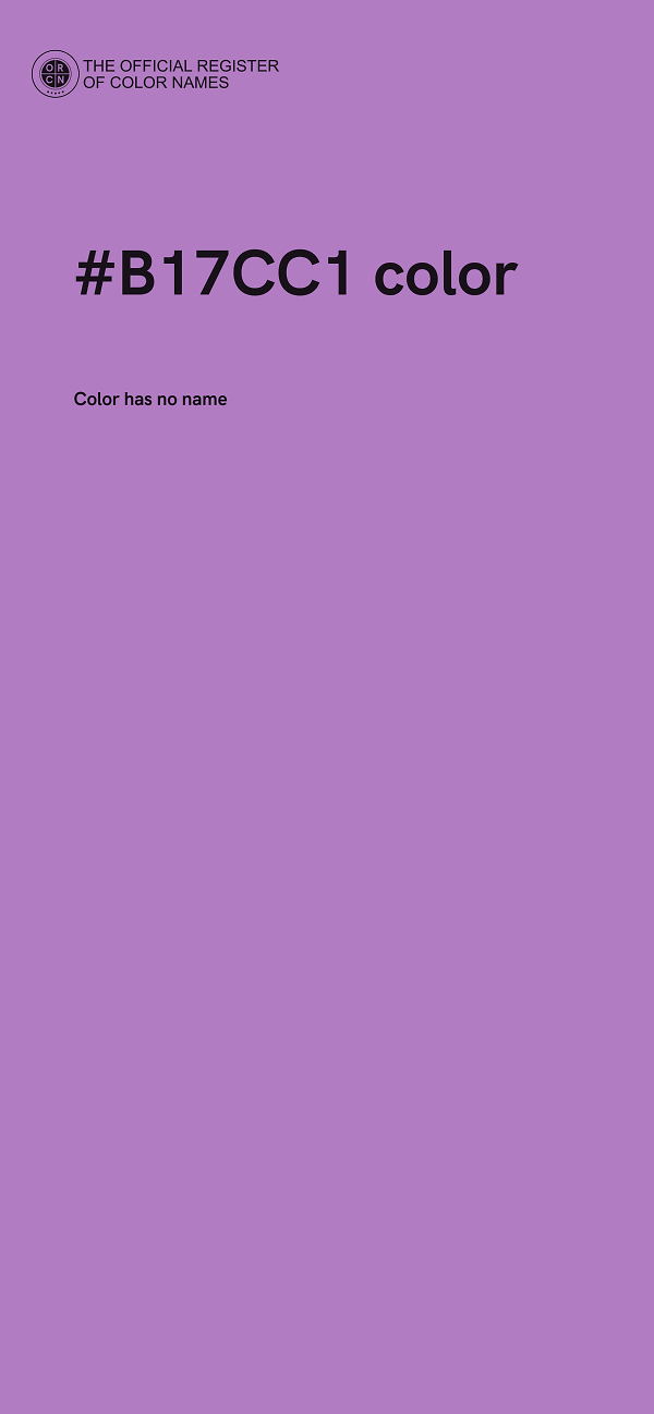 #B17CC1 color image