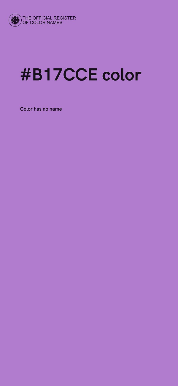 #B17CCE color image