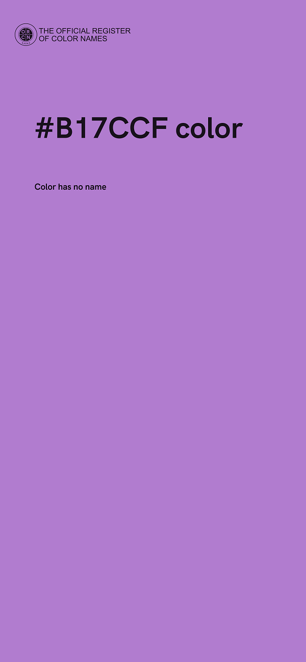 #B17CCF color image
