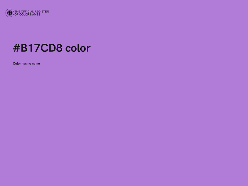 #B17CD8 color image