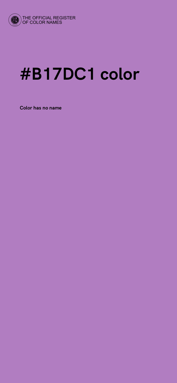 #B17DC1 color image