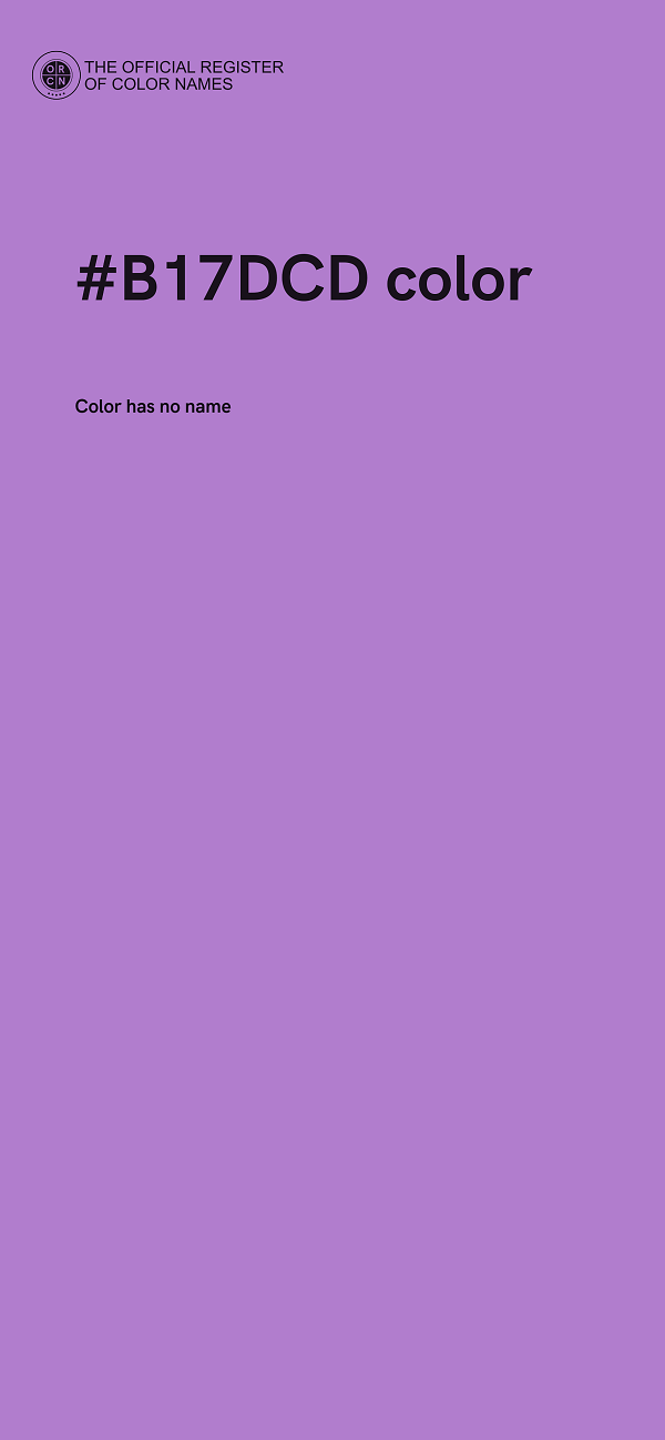 #B17DCD color image