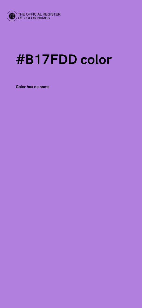 #B17FDD color image