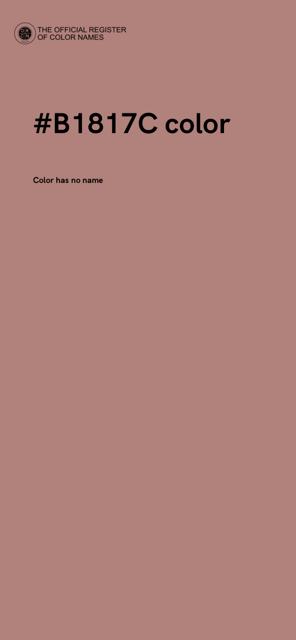 #B1817C color image