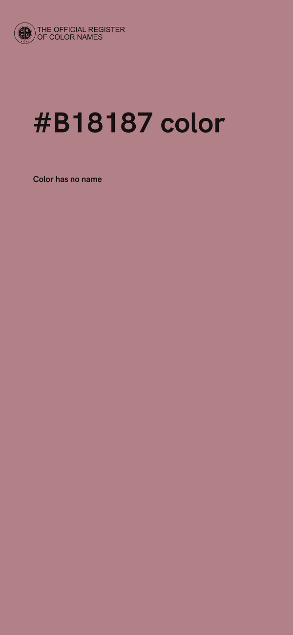 #B18187 color image