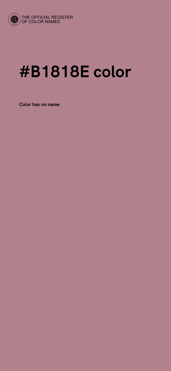 #B1818E color image
