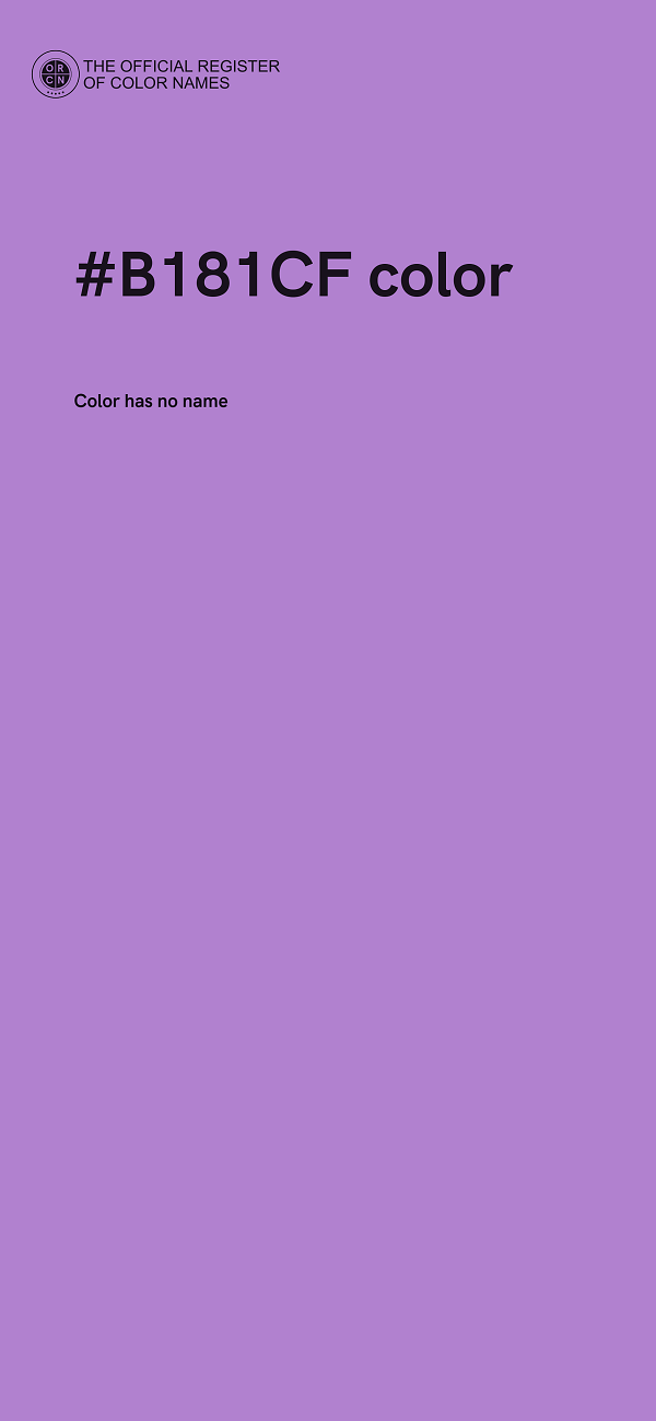 #B181CF color image