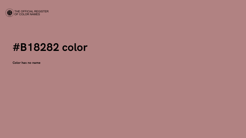 #B18282 color image