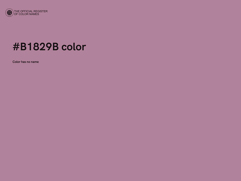 #B1829B color image