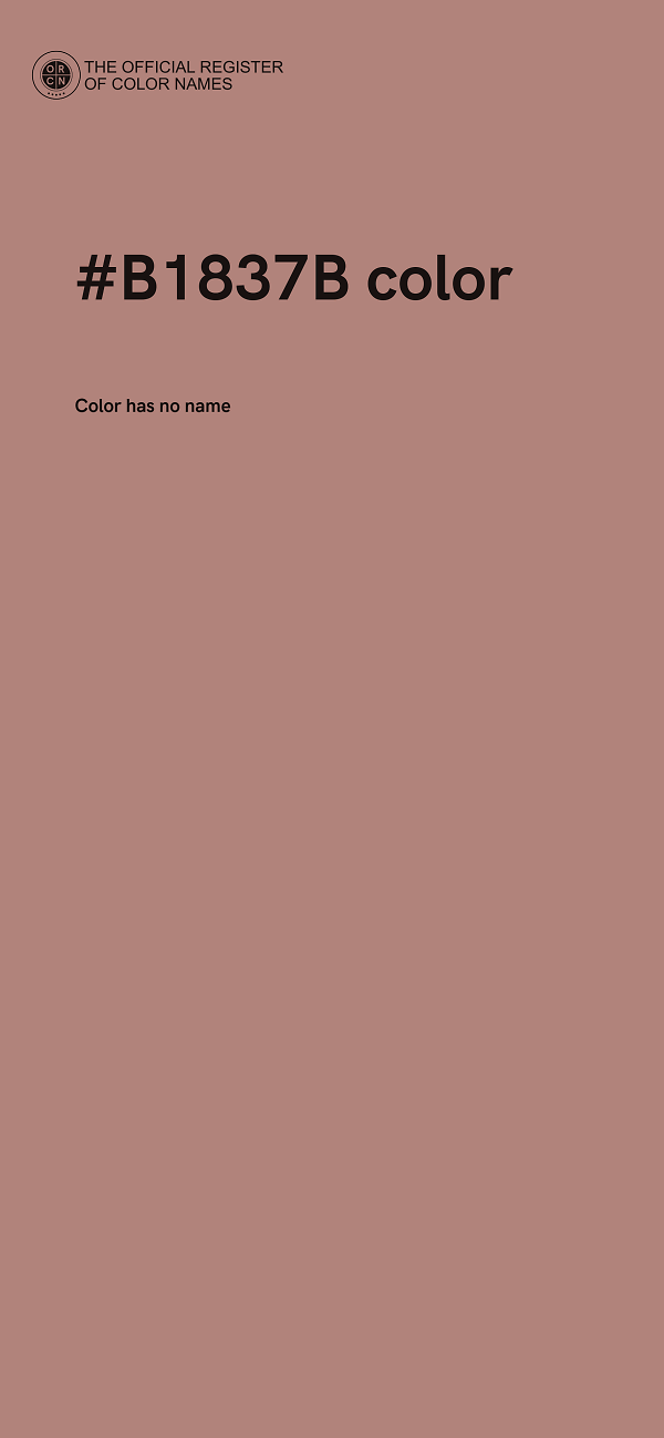 #B1837B color image
