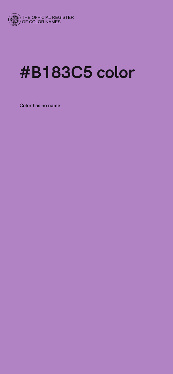 #B183C5 color image