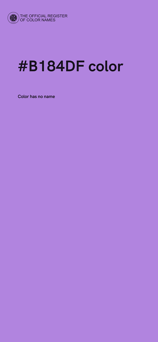#B184DF color image
