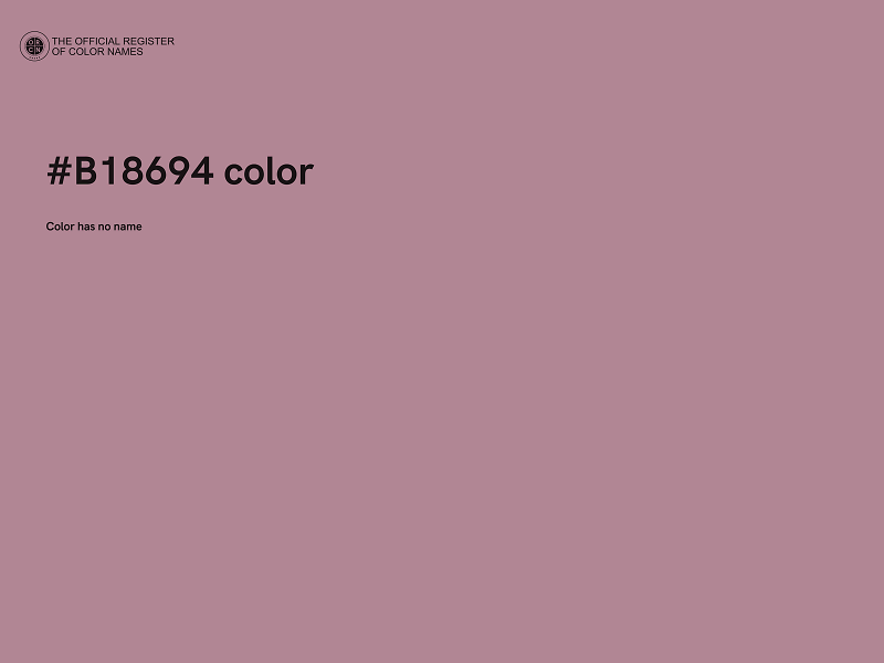 #B18694 color image