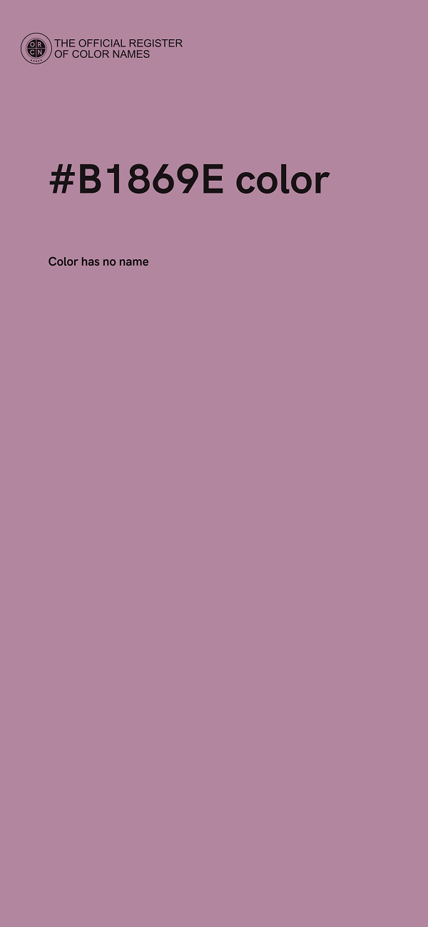 #B1869E color image