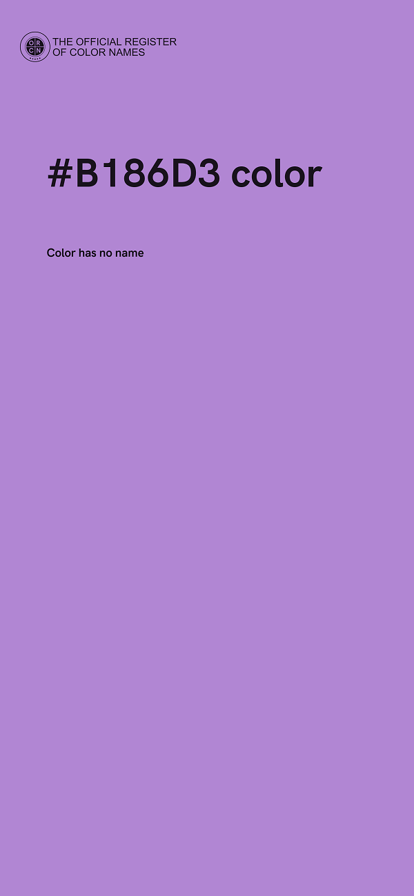 #B186D3 color image