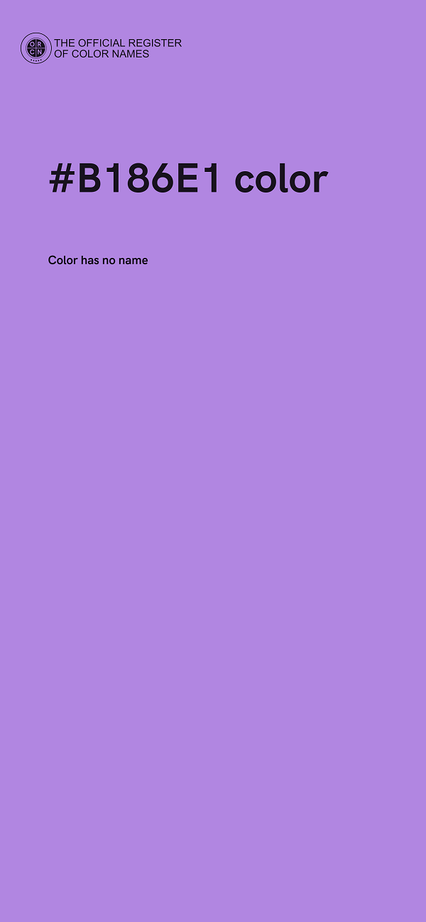 #B186E1 color image