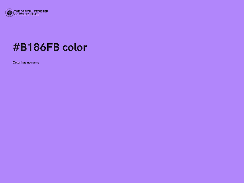 #B186FB color image